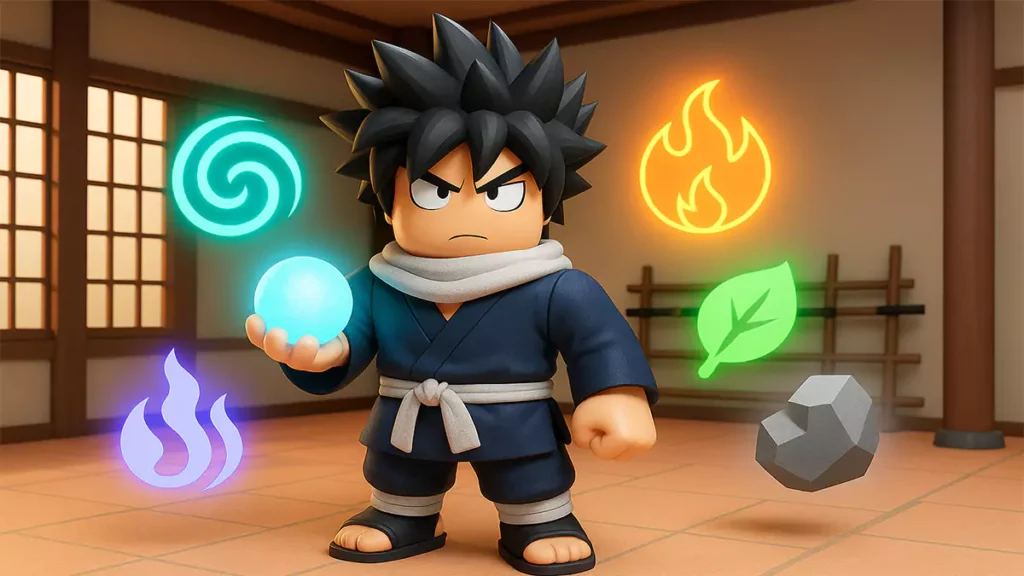 Elements in Shindo Life based on Naruto chakra nature