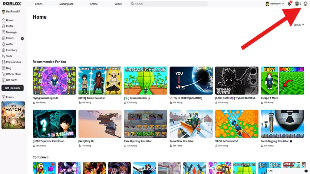 Enable Trade Roblox 1